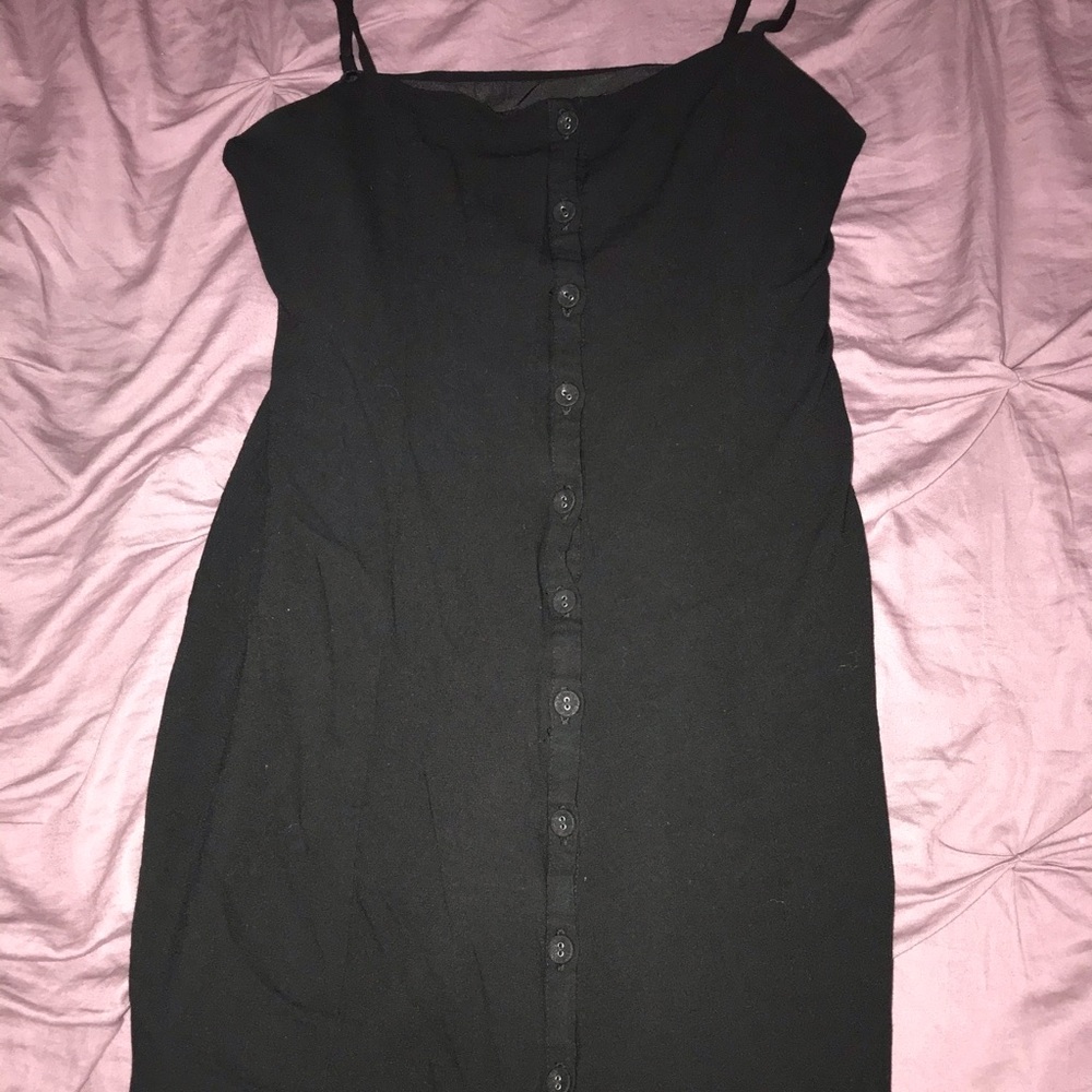 Black short dress